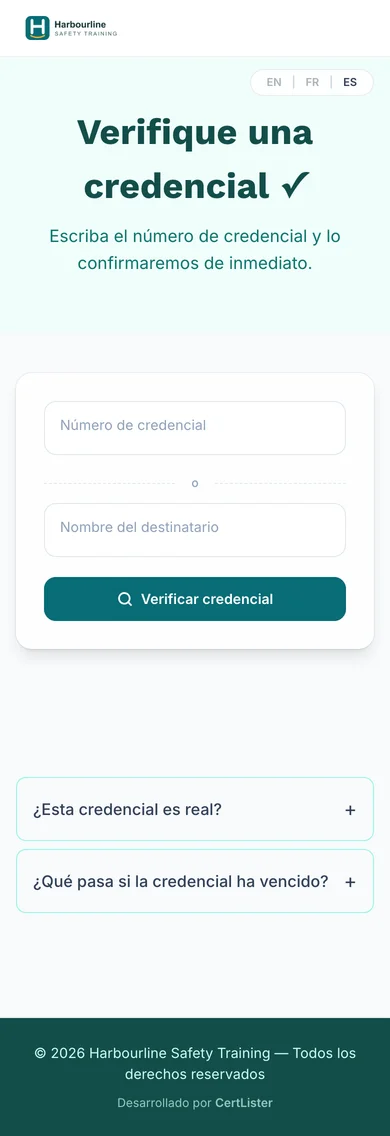 El mismo diseño en un teléfono