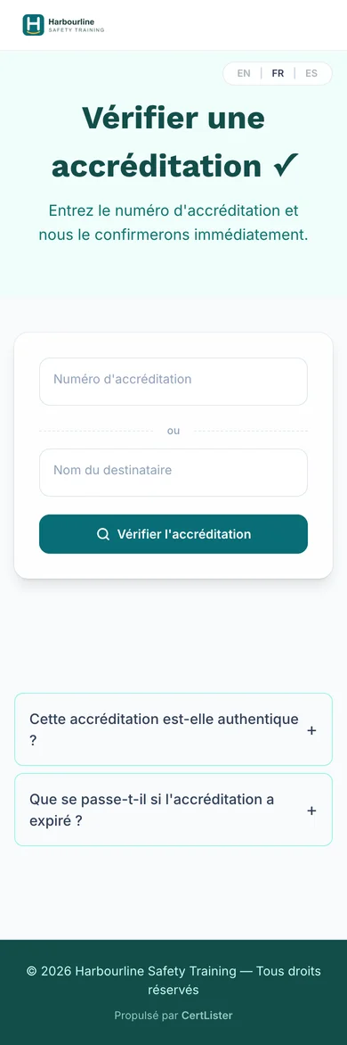 Le même design sur un téléphone