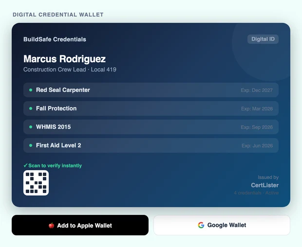 Digital Wallet Cards